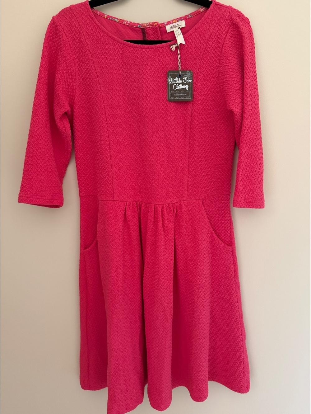 M 95 Cotton, Matilda Jane NWT dress w/ pockets, fit & flair
